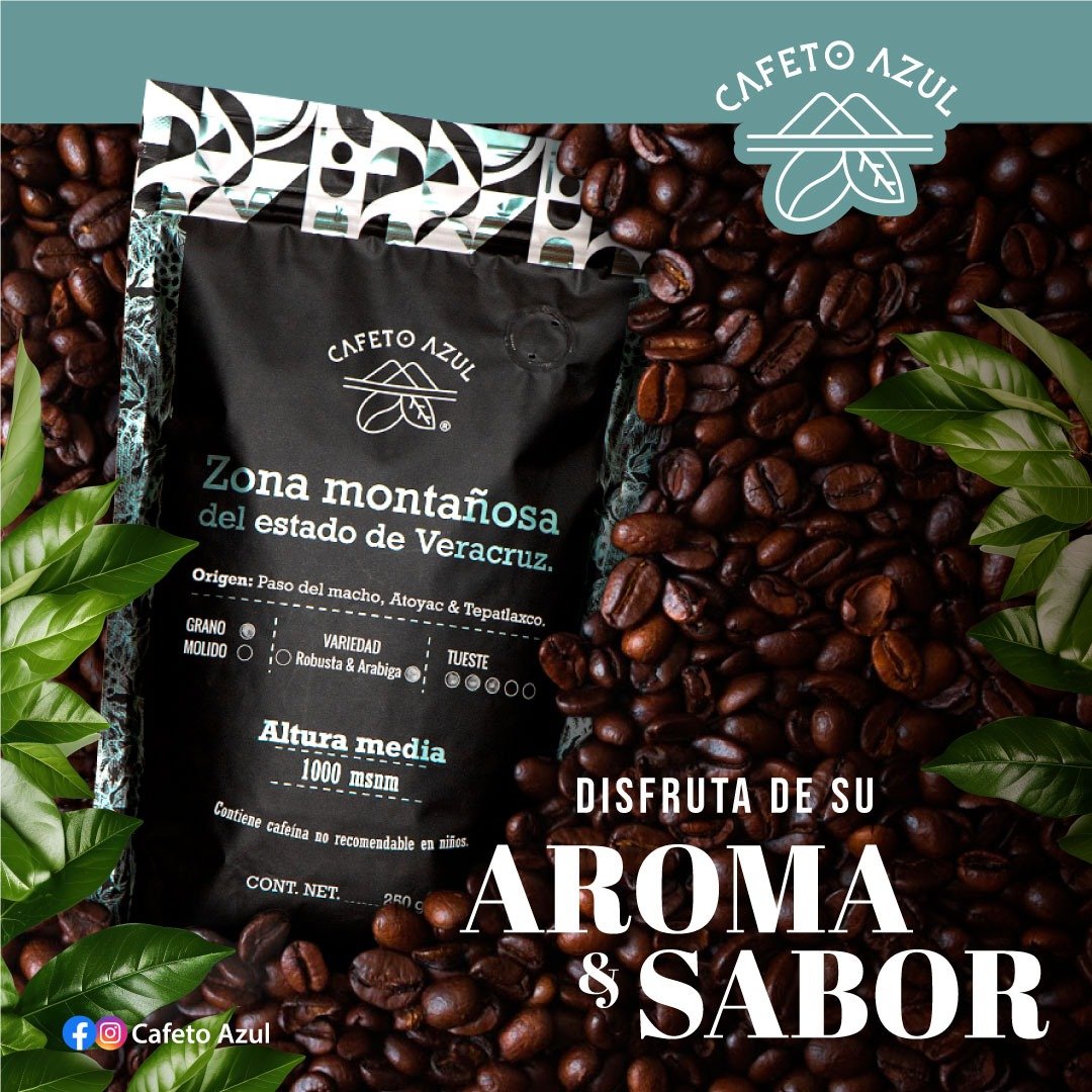 Cafe Arabiga tostado medio en grano 250gs
